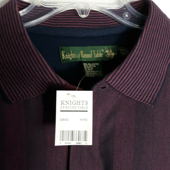 Knights Of The Round Table Men's 3XLT Polo Shirt - Picture 4 of 7